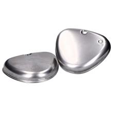 Juego de tapas laterales para caja de admisión, derecha izquierda, gris imprimada para Simson S50, S51, S70