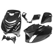 Verkleidungskit 5-teilig MXT Verkleidung, schwarz metallic für Piaggio Zip, Zip SP Bj. 2000-2009
