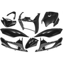 Kit carenatura 9 pezzi MXT Carenatura, nero metallizzato per MBK Mach G 50ccm / Yamaha Jog R, RR