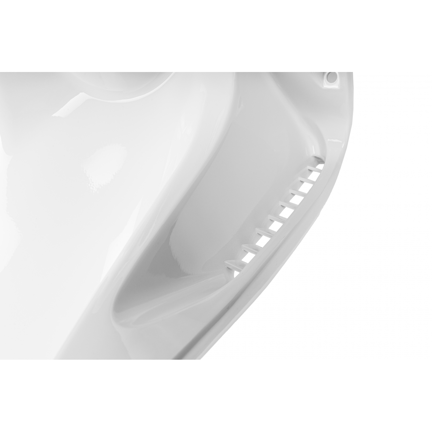 Maxtuned Beinschild Yamaha Aerox/MBK Nitro - Weiße Innenraumverkleidung