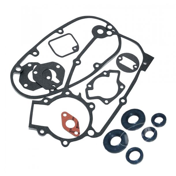 Dichtungssatz 8-teilig + Wellendichtringe komplett für Simson Schwalbe SR4-1 SK, SR4-2, SR4-3, SR4-4, KR51/1
