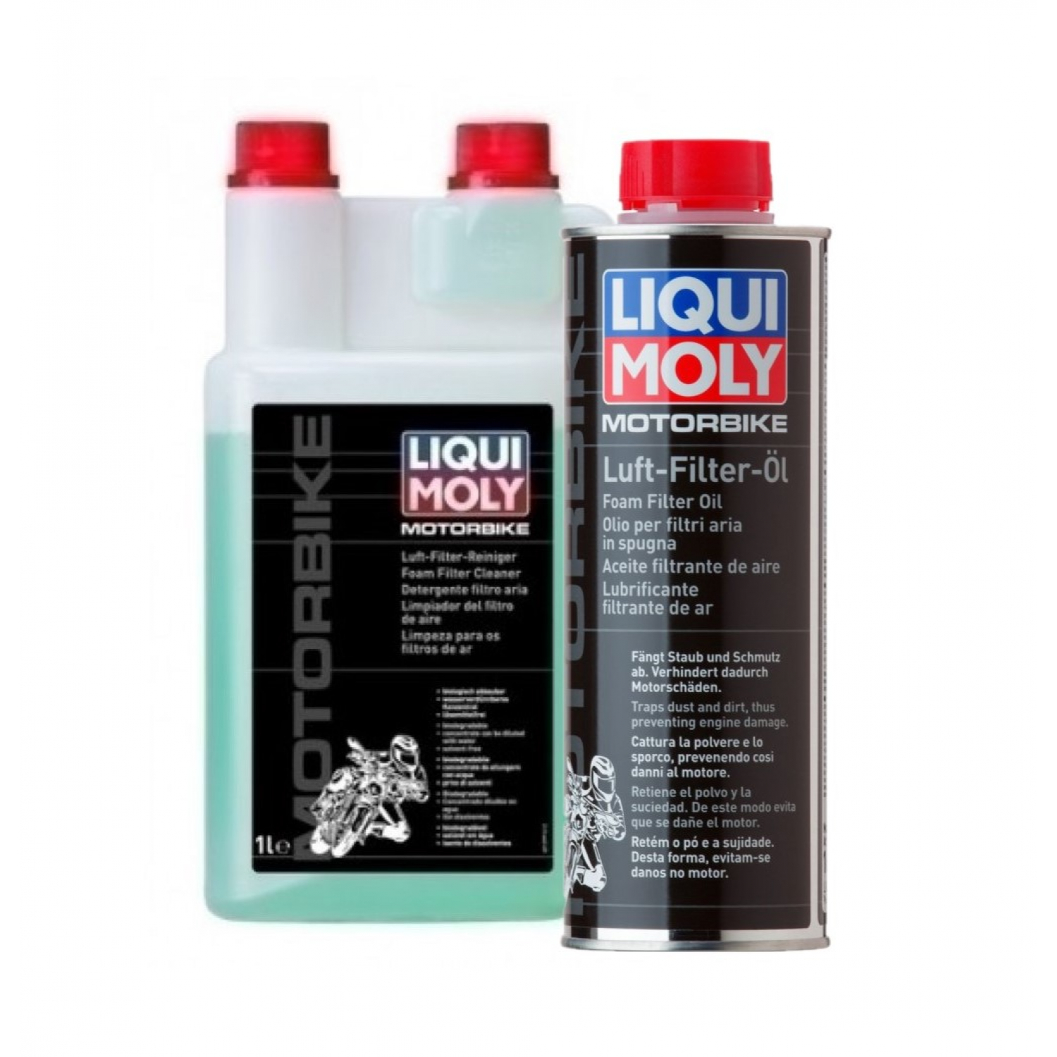 Liqui Moly Luftfilter Reiniger Set Luftfilteröl Luftfilterpflege 1L 1299 +  500ml 1625  Heavy Tuned: Günstige Preise für Rollerteile, Motorrad  Ersatzteile, Mofa, Vespa & mehr