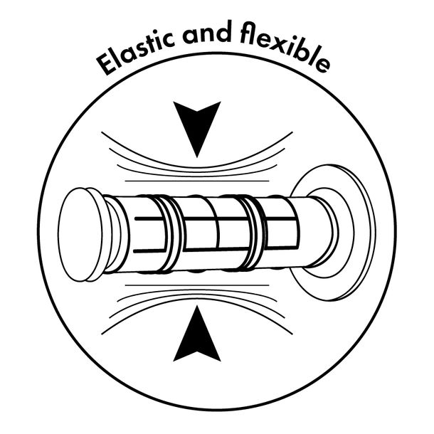 Lenkergriffe 1 Paar universal Anti-Rutsch schwarz für Motorräder Motorroller – Bild 7