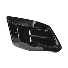 Carénage avant MXT, Grille de radiateur avant gauche, noir métallisé pour Gilera Runner