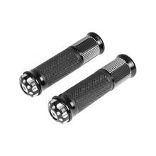 Lenkergriffe / Griffe Satz Aluminium CNC schwarz, 2 Stück