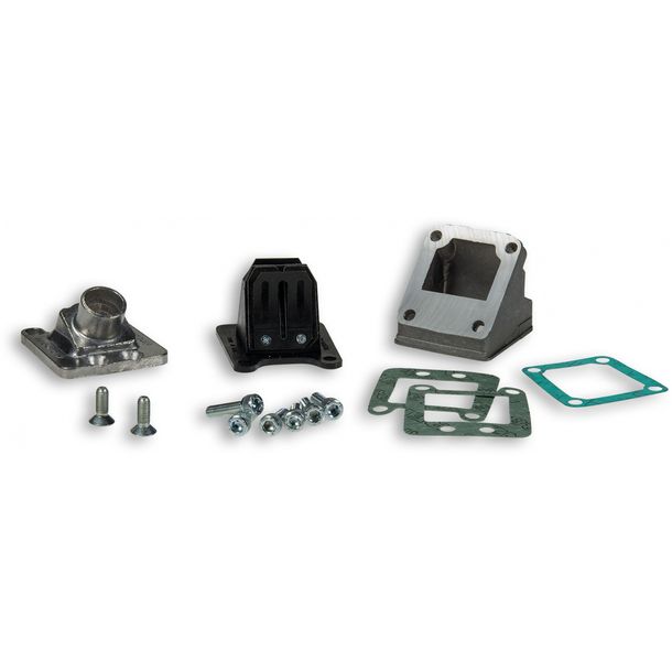 Kit collettore di aspirazione in alluminio Malossi Diametro 15 mm per Peugeot