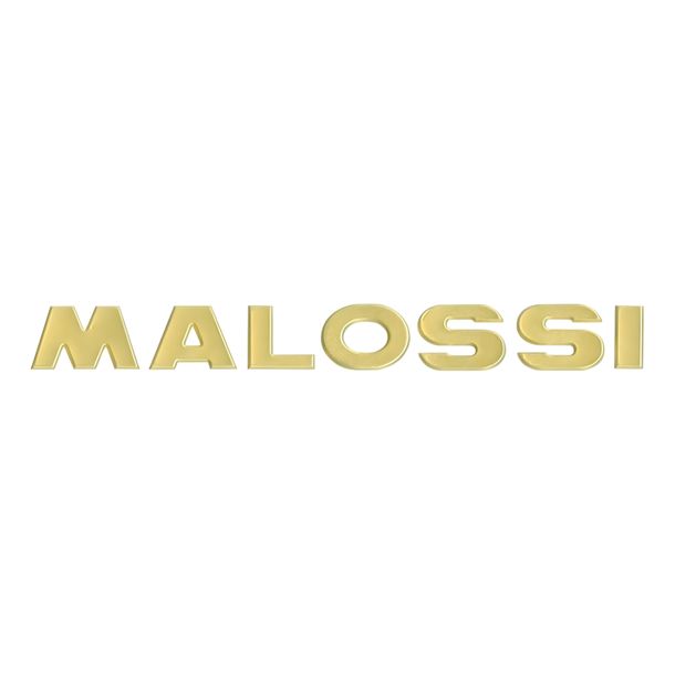 Malossi 3D-stickers, goud, 21 cm, 2 stuks