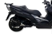 Pot d'échappement Malossi Maxi Wild Lion avec homologation pour Kymco Xciting 400i E4 Année de fabrication 2017-2020