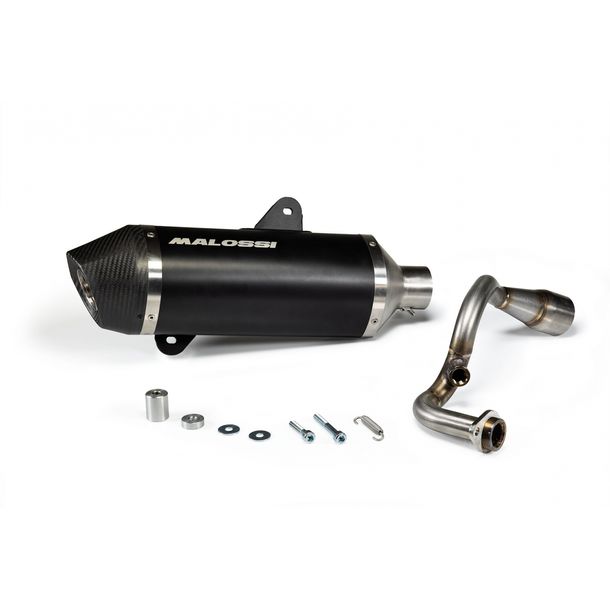 Escape Malossi RX Negro para Vespa GTS 125 IGET E4 año 2017-19