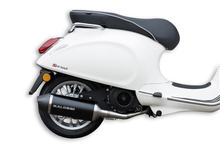 Auspuff Malossi RX Black mit Katalysator & Zulassung für Vespa Primavera 125i IGET E4 Bj. 2017-18