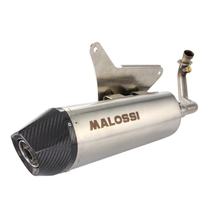 Pot d'échappement Malossi RX avec homologation pour Suzuki Burgman 400i E3 Année de fabrication 2007-2013
