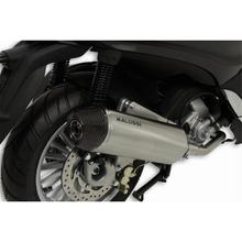 Exhaust Malossi RX with catalytic converter & approval for Piaggio Carnaby Cruiser 300i model years 2009-11