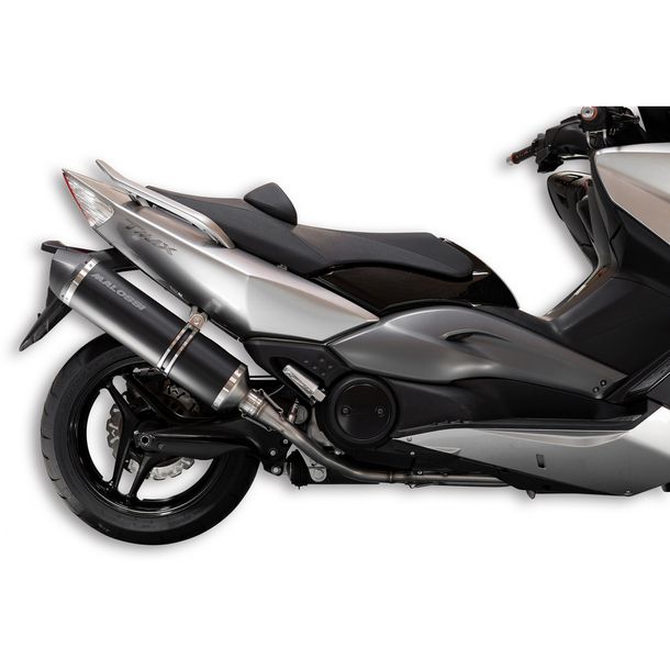 Sistema de escape Malossi Maxi Wild Lion para Yamaha T-Max 500i E3 año 2008-11