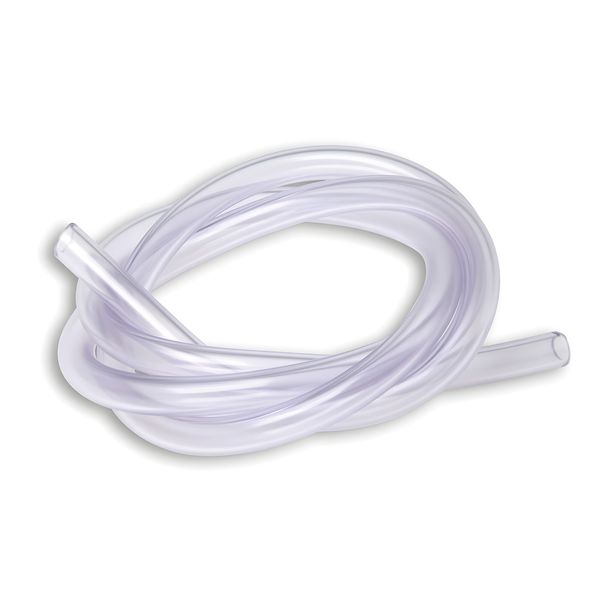 Malossi fuel hose, inside Ø 7 mm, outside Ø 10 mm, length: 1000 mm, PVC, white