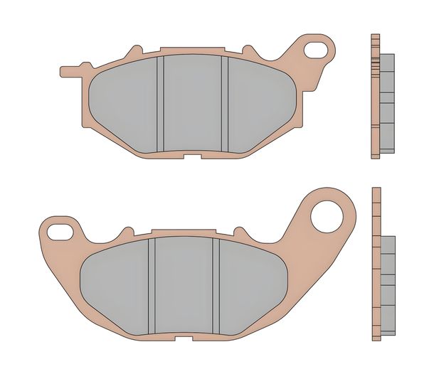 Pastiglie freno Malossi MHR sintetiche, FT4175