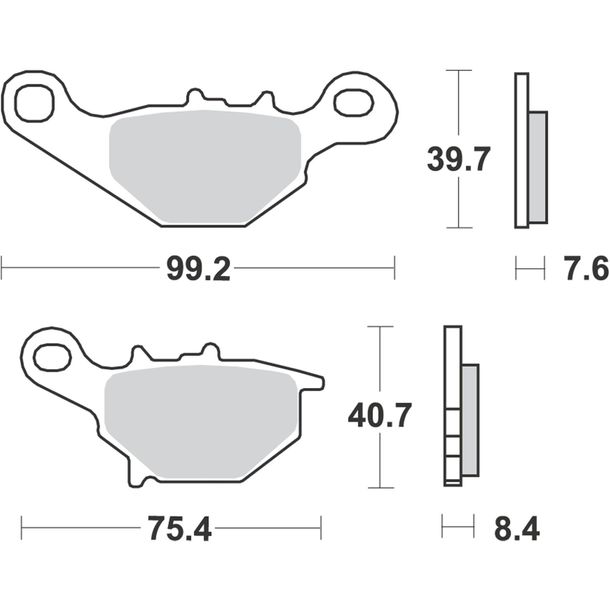 Brake pads Malossi MHR, S47