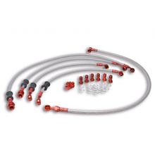 Bremsleitung Kit Malossi vorne / hinter MHR Bremse für Yamha T-Max 500i Bj. 2008-11