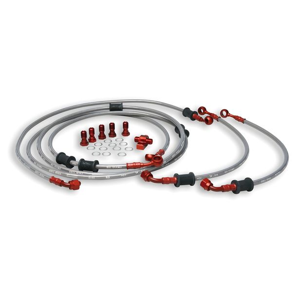 Brake line kit Malossi front/rear MHR brake for Yamha T-Max 530i year 2012-16 without ABS