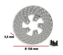 Disque de frein Malossi Ø 156mm, épaisseur 3,5mm pour Malaguti / Peugeot