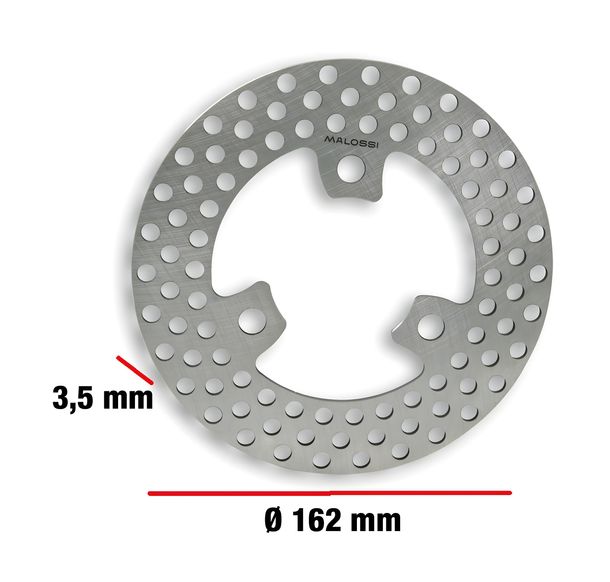 Bremsscheibe Malossi Ø 162mm, Dicke 3,5mm, 0108