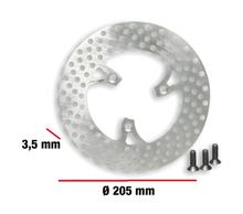 Disque de frein Malossi Ø 205mm, épaisseur 3,5mm pour fourche de cross.