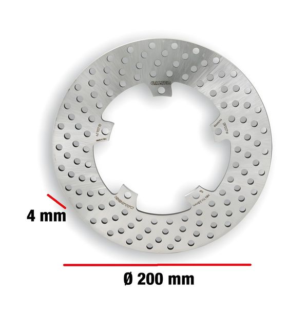 Bremsscheibe Malossi Power Disc MHR Ø 200mm, 4mm, 0610