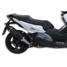 Silenciador traseiro Malossi Escapamento Silenciador Maxi Wild Lion com homologação para Black BMW C650 Sport E4 Ano 2016-20