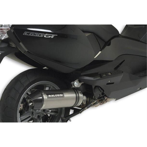 Silenciador Malossi Maxi Wild Lion escape, homologado para BMW C650 GT E3 año 2012-15