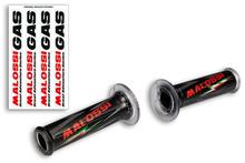 Maniglie aperte Malossi GAS Ø 22/25 mm, nere, 2 pezzi