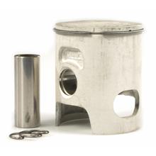 Malossi zuiger Ø 40 mm A, zuigerpen Ø 10 mm, 1 half-trapeziumvormige zuigerveer voor Minarelli liggen/staan