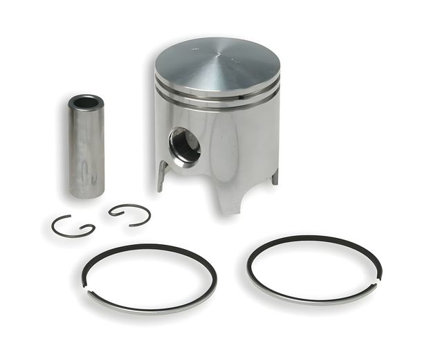 Pistone Malossi Ø 40mm A, spinotto Ø 12mm, 2 fasce elastiche trapezoidali per Peugeot 103