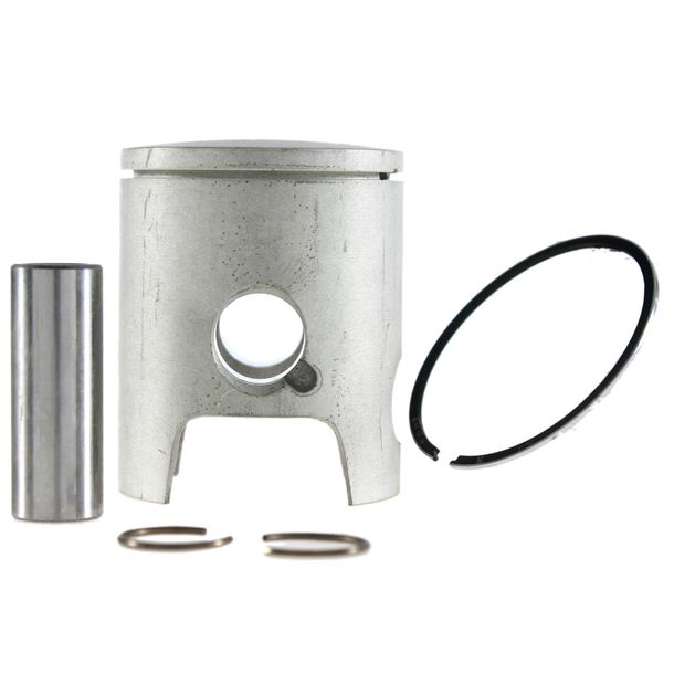 Malossi zuiger Ø 40mm B, zuigerpen Ø 12mm, 1 trapeziumvormige zuigerveer voor Piaggio/Minarelli liggend