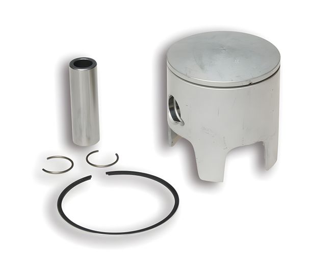 Pistone Malossi Ø 47,6 mm D, spinotto Ø 12 mm, 1 fascia elastica trapezoidale per Minarelli orizzontale