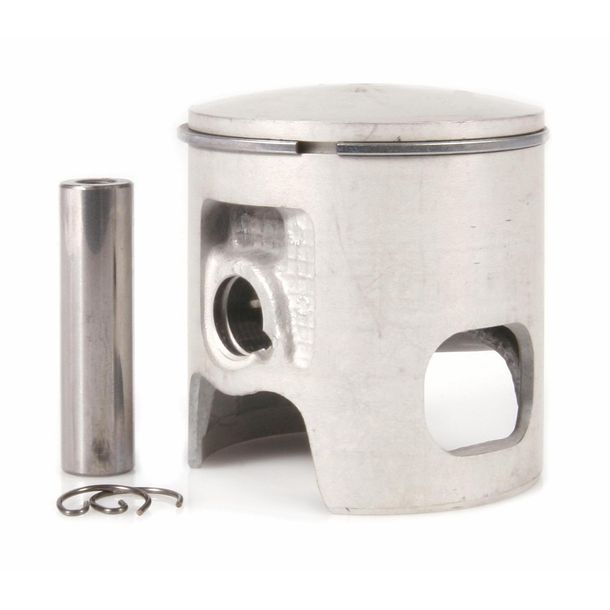 Pistone Malossi Ø 47mm D, spinotto Ø 10mm, 1 fascia elastica trapezoidale per piedi Minarelli