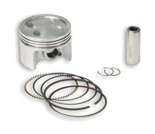 Malossi Piston Diameter 49 mm C, Piston Pin Diameter 13 mm, 3 Trapezoidal Piston Rings for Piaggio 50 AC 4T