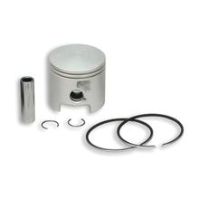 Pistão Malossi Ø 50mm C, pino do pistão Ø 12mm, 2 segmentos trapezoidais para Minarelli AM6 / Derbi / Piaggio