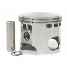 Malossi zuiger Ø 55,4 mm, zuigerpen Ø 12 mm, 2 trapeziumvormige zuigerveren voor Ape/Vespa 50 2T