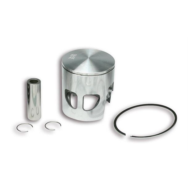 Piston Malossi diamètre 57,5 mm B, diamètre de l'axe de piston 15 mm, 1 segment de piston trapézoïdal pour Vespa ET3/ETS/PK 125 2T