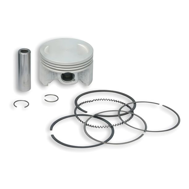 Malossi piston Ø 58mm C, piston pin Ø 14mm, 3 trapezoidal piston rings for Honda 125 LC 4T 2V