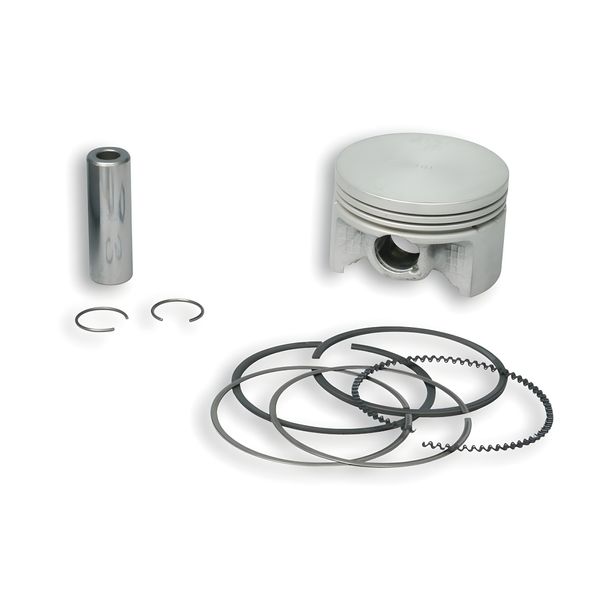 Diamètre du piston Malossi 58 mm C, diamètre de l'axe de piston 15 mm, 3 segments de piston trapézoïdaux pour Cygnus-X 125 AC 4T 4V