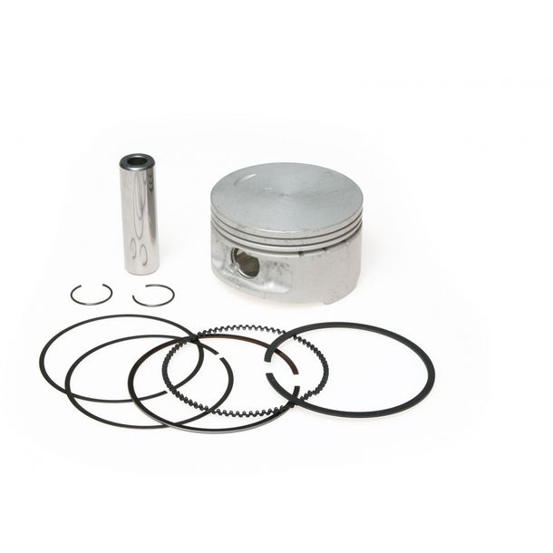 Pistone Malossi Ø 63mm A, spinotto Ø 15mm, 3 fasce elastiche trapezoidali per Yamaha 125-150 LC 4T 2V