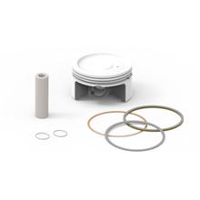 Malossi piston Ø 63mm B, piston pin Ø 14mm, 3 trapezoidal piston rings