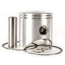 Kolben Malossi Ø 65mm A, Kolbenbolzen Ø 16mm, 2 Kolbenringe halb-trapezförmig für Piaggio / Gilera 125-180 2T