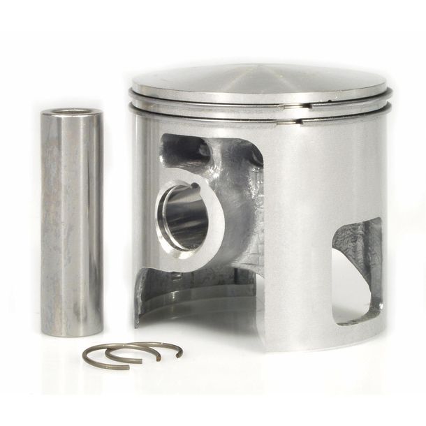 Diamètre du piston Malossi 65 mm A, diamètre de l'axe de piston 16 mm, 2 segments de piston semi-trapézoïdaux pour Vespa T5 125 2T
