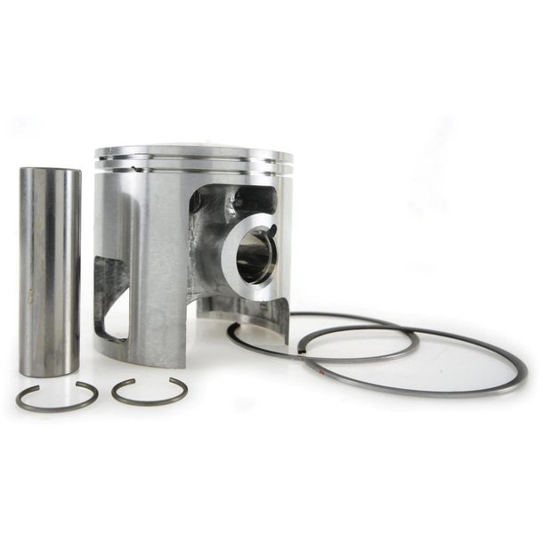 Malossi Piston Diameter 65 mm D, Piston Pin Diameter 16 mm, 2 Semi-Trapezoidal Piston Rings for Vespa T5 125 2T