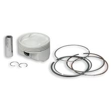 Malossi Piston Diameter 67 mm B, Piston Pin Diameter 15 mm, 3 Trapezoidal Piston Rings for Piaggio/ Derbi 125 LC 4T 4V