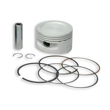 Malossi zuiger Ø 70 mm A, zuigerpen Ø 15 mm, 3 trapeziumvormige zuigerveren voor Piaggio Leader 125-150 AC 4T 2V
