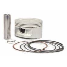 Malossi Piston Diameter 75.5 mm A, Piston Pin Diameter 15 mm, 3 Trapezoidal Piston Rings for Piaggio Leader 125-200 LC 4T
