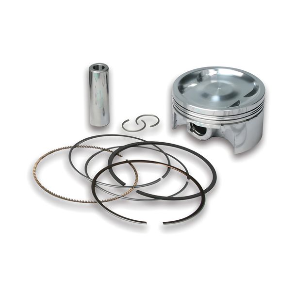 Pistone Malossi Ø 75,5 mm C, spinotto Ø 16 mm, 3 fasce elastiche semi-trapezoidali per Piaggio Quasar 300 LC 4T