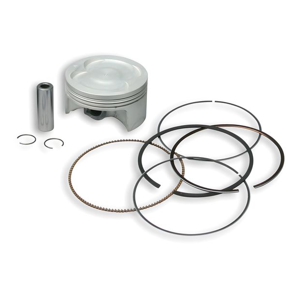 Pistone Malossi Ø 75,5 mm D, spinotto Ø 15 mm, 3 fasce elastiche trapezoidali
